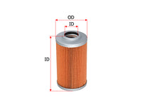 กรองน้ำมันเครื่อง(ไส้กรอง) SAKURA, AP0956745, O-98050, APRILIA (126956)