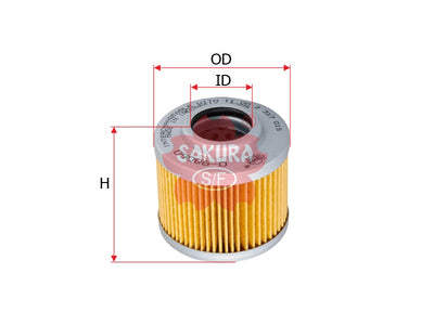 SAKURA,, Oil Filter (Element), AP0256185, O-98060, APRILIA