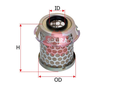 เครื่องแยกน้ำมัน/น้ำ(Element), SAKURA, ME121653, SF-1001, MITSUBISHI (124970)