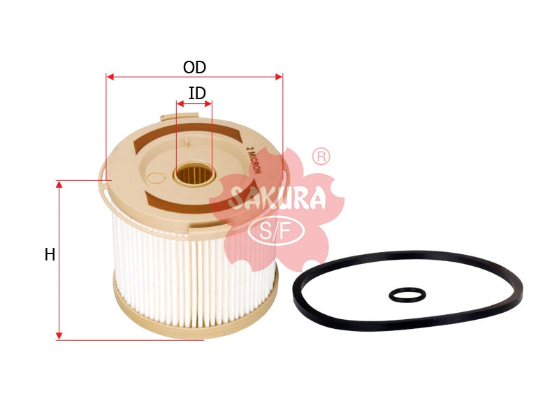 เครื่องแยกน้ำมันเชื้อเพลิง/น้ำ (องค์ประกอบ), SAKURA, 438851, SF-1911-2, LIUGONG (126372)