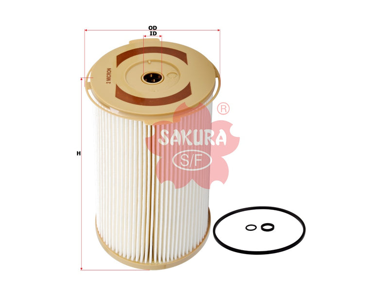Fuel/Water Separator (Element), SAKURA, 4P-7384, SF-1912-2, CATERPILLAR (124547)
