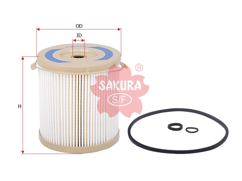 Fuel/Water Separator (Element), SAKURA, 5512503015, SF-1913-10, VOLVO (125542)