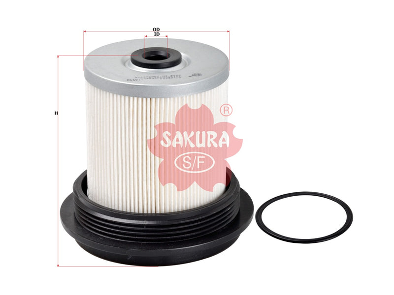 Fuel/Water Separator (Element), SAKURA, F4TZ-9N184-B, SF-19200, FORD (126564)