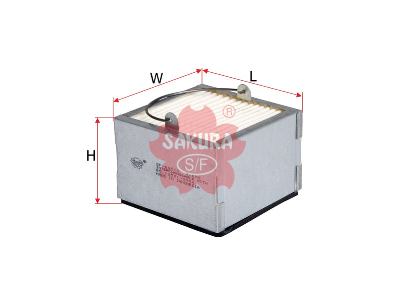 เครื่องแยกน้ำมันเชื้อเพลิง/น้ำ (องค์ประกอบ), SAKURA, 2Y1 127 177 A, SF-68010, MAN (125423)
