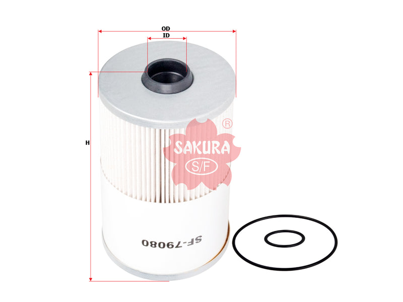 Fuel/Water Separator (Element), SAKURA, 102527, SF-79080, CUMMINS (124518)