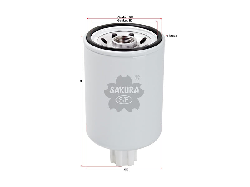 Fuel/Water Separator (Spin-On), SAKURA, DQ24057, SFC-76170-30, AGRALE (127256)