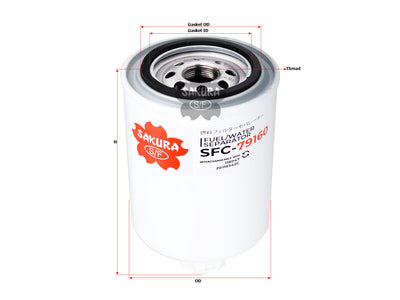SAKURA,, Air Filter (Element), 500190703S, A-45240, IVECO