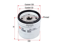 SAKURA,, Oil Filter (Spin-On), A 000 277 30 95, TC-7901, NEW HOLLAN