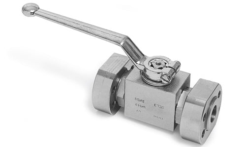 SB2461B-08 | ตัวบล็อก 2 ทาง 1/2", 4 โบลท์, บอลวาล์วแบบเต็มพอร์ตแปลน 61 - DP 316 สแตนเลส (102416)