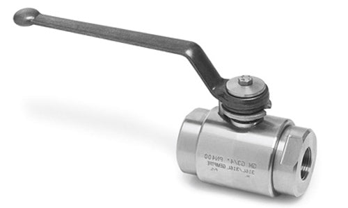 SB2GM-04 | 1/4" 2-Way Round Style Fire Safe Full Port, Threaded Ball Valve - DP 316 Stainless (102458)