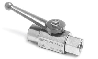 SB2M-04 | 1/4" 2-Way Round Body Mini Design Threaded Ball Valve - DP 316 Stainless (102477)