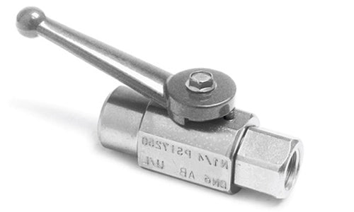 SB2M-04 | บอลวาล์วเกลียวดีไซน์ขนาดเล็ก 1/4" 2 ทาง - DP 316 สีสเตนเลส (102477)