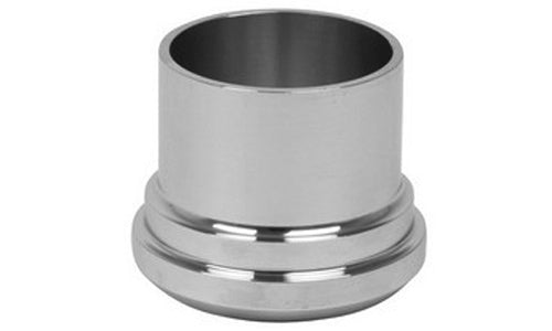 SF04CLBF-24 | 1 1/2" Clamp End Sanitary Long Plain Bevel Seat Ferrule - 304 Stainless SN: S7714A 4014 (099346)