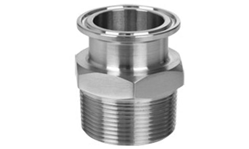 SF04CMA-48-32 | ปลายแคลมป์ x 2" ตัวแปลงสุขภัณฑ์ตัวผู้ NPT - 304 สแตนเลส SN: S7721MP 4030020 (099368)