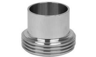 SF04LTBF-24 | 1 1/2" Long Thread Sanitary Bevel Seat Ferrule - 304 Stainless SN: S7715A 4014 (099468)