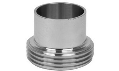 SF04LTBF-48 | 3" Long Thread Sanitary Bevel Seat Ferrule - 304 Stainless SN: S7715A 4030 (099470)