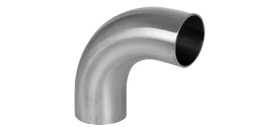 SF16W90LE-24 | 1 1/2" ปลายเชื่อมสุขาภิบาลรัศมียาว 90 ข้องอ -316 สแตนเลส SN: S77L2S6014 (099779)