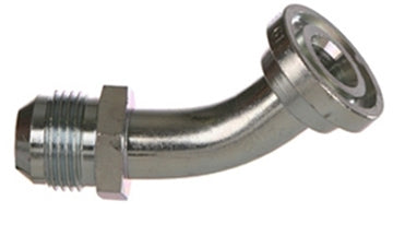 SS-1703-12-16 - 45Â° Elbow, 3/4" JIC x 1" Code 61 Flange - Stainless Steel (101241)