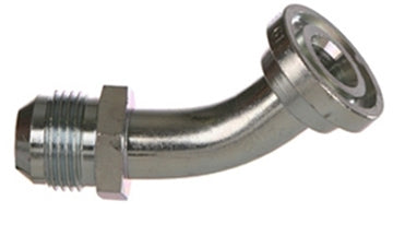 SS-1703-32-32 - 45Â° တံတောင်ဆစ်၊ 2" JIC x 2" Code 61 Flange - Stainless Steel (101245)