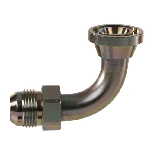 SS-1704-20-20 - ข้องอ 90Â°, 1-1/4" JIC x 1-1/4" หน้าแปลน Code 61 - สเตนเลส (101257)