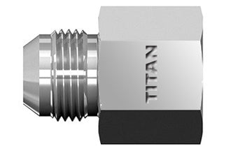 SS-2405-02-02 - 1/8" JIC/AN 37Â° x 1/8" Female Pipe - Stainless Steel (086951)