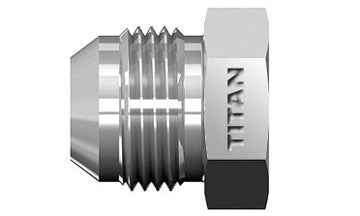 SS-2408-32 - 2" JIC/AN 37Â° Hex Head Plug - Stainless Steel (086950)