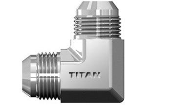 SS-2500-03-03 - 3/16" JIC/AN 37Â° x 3/16" JIC/AN 37Â° Union 90Â° - Stainless Steel (087199)
