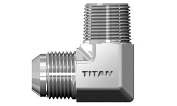 SS-2501-08-08 - 1/2" JIC/AN 37Â° x 1/2" Male Pipe 90Â° - Stainless Steel (087078)