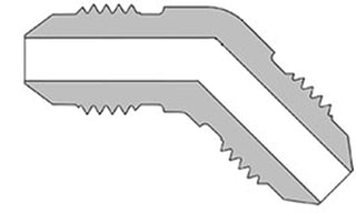 SS-2504-10-10 - 5/8" JIC/AN 37Â° x 5/8" JIC/AN 37Â° Union 45Â° - Stainless Steel (087442)