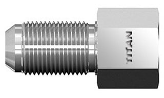 SS-2705-12-14 - 3/4" Female Pipe x 7/8" JIC/AN 37° Bulkhead - Stainless Steel (087177)
