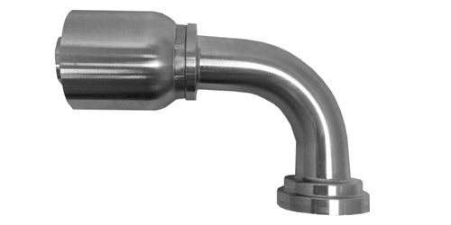เอสเอส-43-FH6290-8-8 | สายยาง 1/2" x 1/2" รหัส 61 หน้าแปลน 90° - ข้อต่อท่อสแตนเลส (084898)