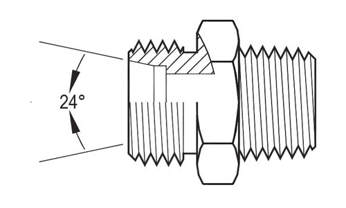 SS-5007S-12-06 | 12 mm tube (M20x1.5 thread) DIN X 3/8" Male NPT (090867)