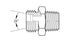 SS-5011L-12-08 | 12 mm tube (M18x1.5 thread) DIN X 1/2" Male BSPT (097450)