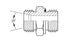 SS-5068S-38-48 | 38 mm tube (M52x2.0 thread) DIN X 48 mm Male Metric ES Seal (097632)