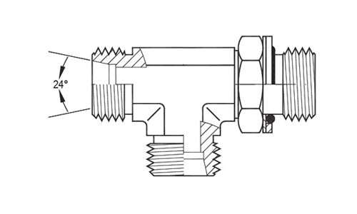 SS-5168S-30-30-42 | 30 mm tube (M42x2.0 thread) DIN X 42 mm Male Metric (097788)
