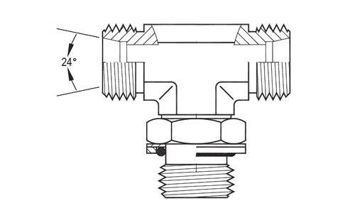 SS-5169S-38-38-48 | 38 mm tube (M52x2.0 thread) DIN X 48 mm Male Metric (097809)