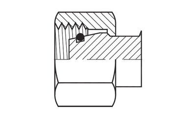 SS-5204S-12 | ท่อ 12 มม. (เกลียว M20x1.5) ฝาท่อซีลอ่อน DIN (091338)