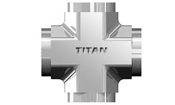 SS-5652-06-06-06-06 - 3/8" Female Pipe Cross - Stainless Steel (086751)