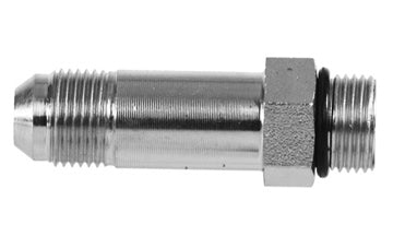 SS-6400LL-04-04 | 1/4" 37Â° JIC (7/16"-20 thread) x 1/4" ORB Male (#4 thread) - SS (095131)