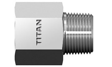SS-6404-08-08 - 1/2" ORB Female (#8 thread) x 1/2" Male Pipe - Stainless Steel (095119)