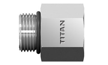 SS-6405-08-08 - 1/2" ORB Male (#8 thread) x 1/2" Female Pipe - Stainless Steel (087641)