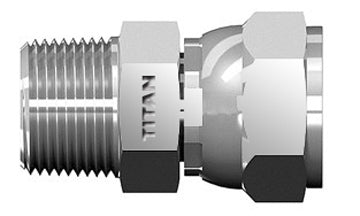 SS-6505-32-32 - 2" Male Pipe x 2" JIC/AN 37° Swivel - Stainless Steel (087277)