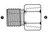 SS-9235-20-08 - 20mm Male Metric x 1/2" NPT Female Solid - Stainless Steel (097142)