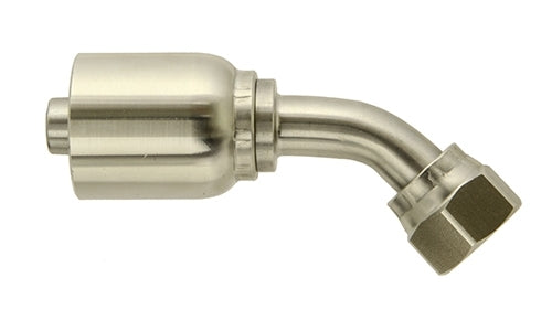 เอสเอส-BW-FFX45-08-08 | สายยาง 1/2" x 1/2" ORFS ตัวเมียหมุนได้ 45°- ข้อต่อท่อสแตนเลส (084611)