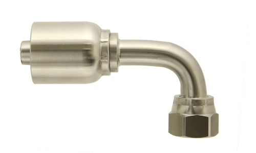 SS-BW-FJX90-20-20 | สายยาง 1 1/4" x 1 1/4" 37Â° JIC (1 5/8"-12 เกลียว) ตัวเมียหมุน 90Â°- ข้อต่อท่อสแตนเลส (084605)