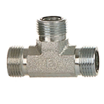 SS-FS2603-06-06-06 - Stainless Steel Union Tee၊ 3/8" ORFS x 3/8" ORFS x 3/8" ORFS (085923)