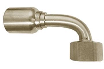 SS-HY-FDL90-4-6 | 1/4" Hose x 6mm (M12x1.5 thread) Swivel 90Â°- Stainless Hose Fittings (084498)