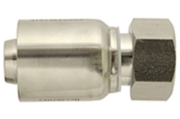 เอสเอส-HY-FDS-6-14 | สายยาง 3/8" x 14 มม. (เกลียว M22x1.5) ข้อต่อท่อสแตนเลสแบบหมุนได้ (084505)