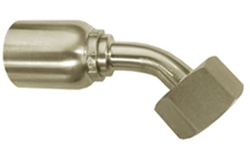 SS-HY-FDS45-6-14 | 3/8" Hose x 14mm (M22x1.5 thread) Swivel 45Â°- Stainless Hose Fittings (084508)
