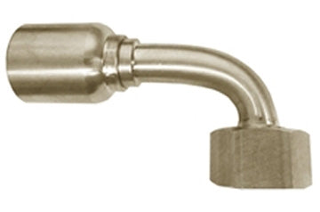 SS-HY-FDS90-6-14 | 3/8" Hose x 14mm (M22x1.5 thread) Swivel 90Â°- Stainless Hose Fittings (084511)